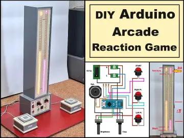 Ultimate 2-Player Reaction Timer with WS2812B LED Strips & A