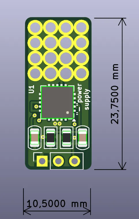 Negative LDO based on TPS7A3301 low noise - 16 μVRMS