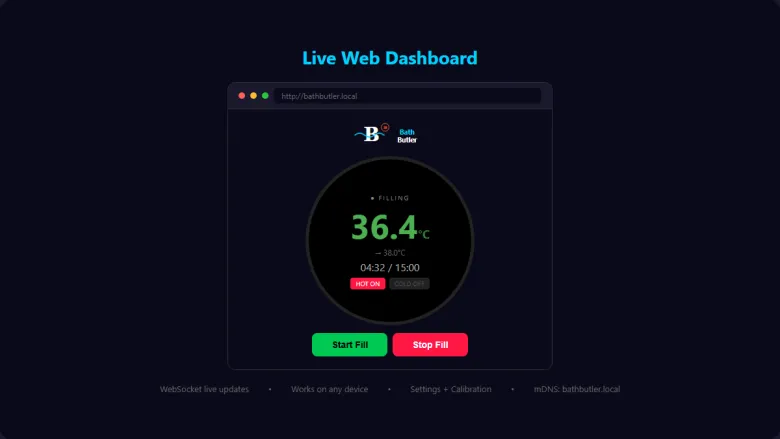 BathButler Smart Bath Controller / CrowPanel Rotary Display