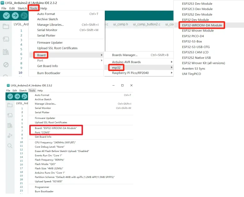Demo 2.8inch ESP32 Solo Miner LCD Display