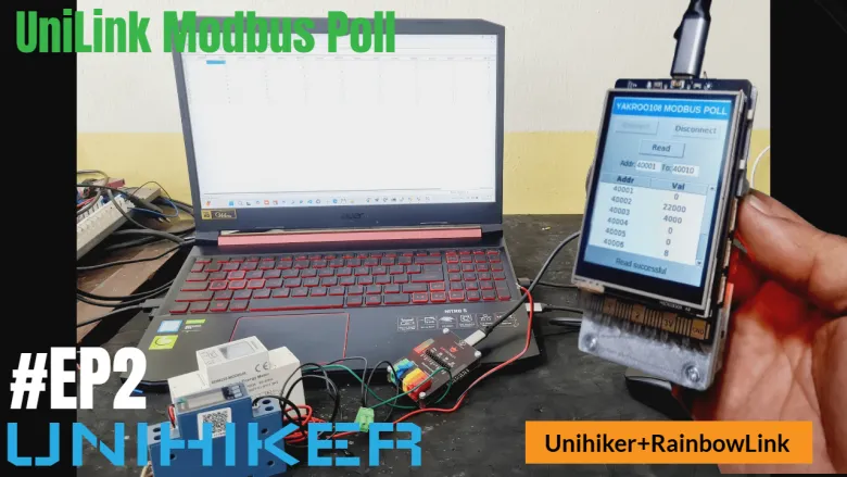 UniLink Modbus Poll: Unihiker+modbus
