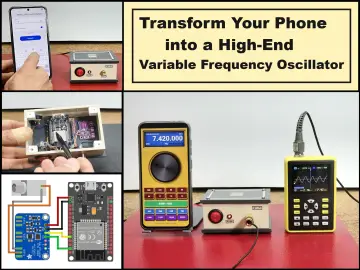 The Ultimate Smartphone VFO ESP32 & Si5351 Wireless Control