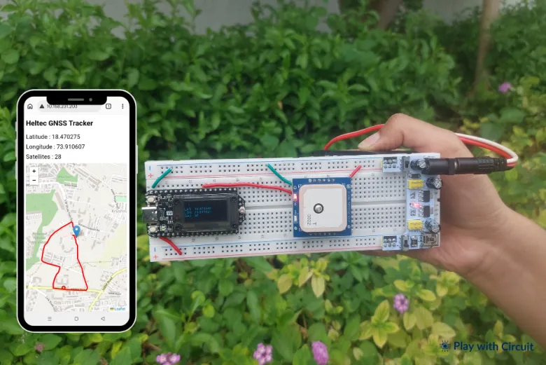 Build GPS Tracker using RYS352A GNSS Module and Heltec V4