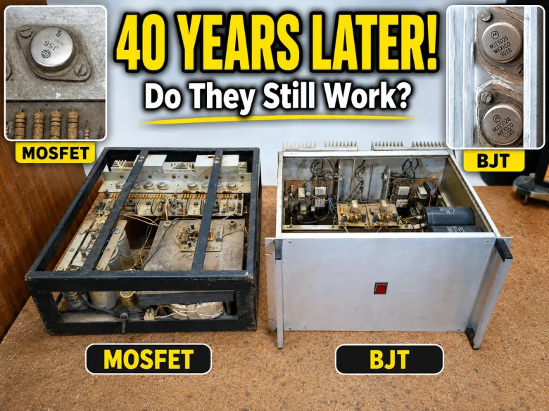 40-Year-Old DIY Power Amplifiers – Do They Still Work
