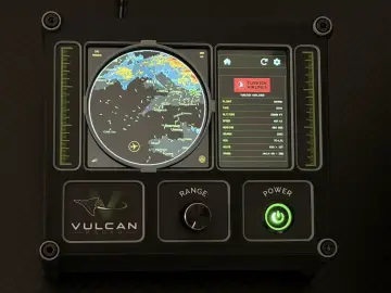 Vulcan Radar – ESP32-P4 Desktop Aircraft Tracker
