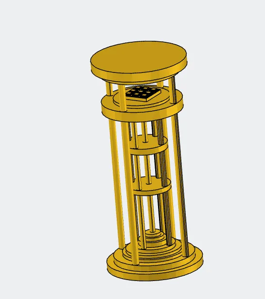Conceptual Model of a Quantum Cryostat at Scale N0.1