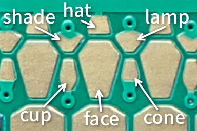 Hexapod Festival protoboard signal connection sigils