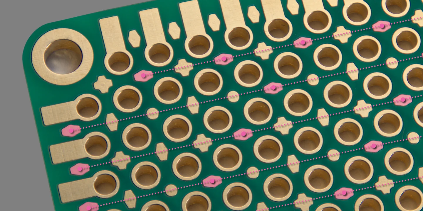 Hexapod Web horizontal cross connections