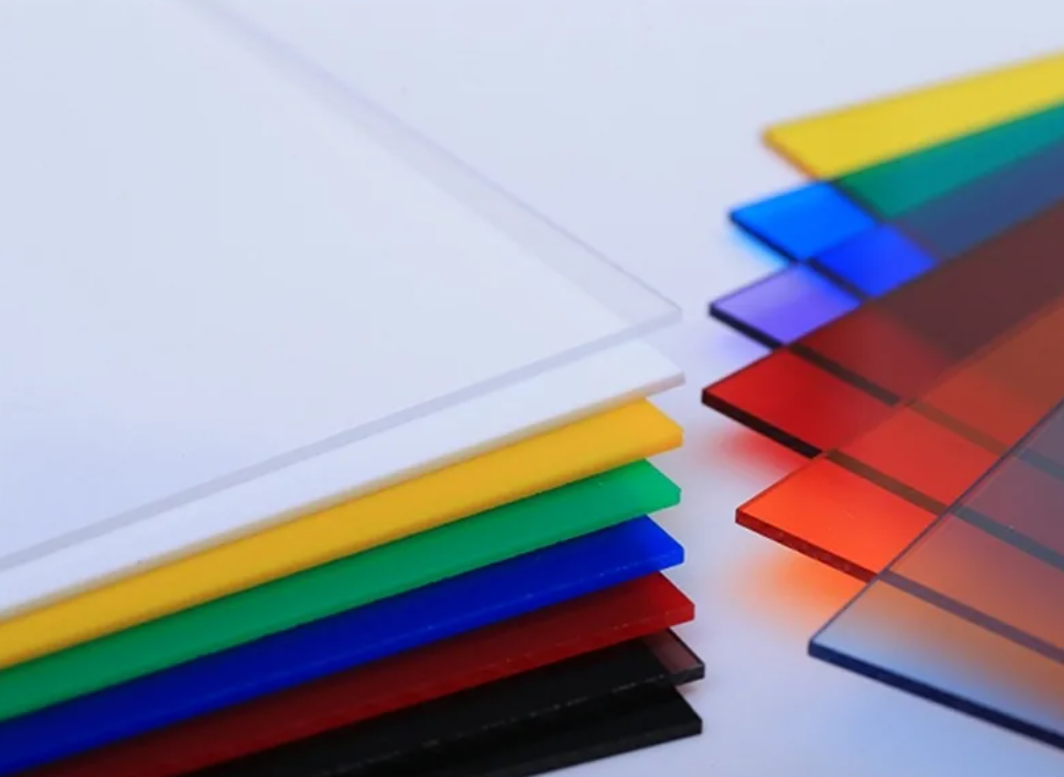 Acrylic of different colors