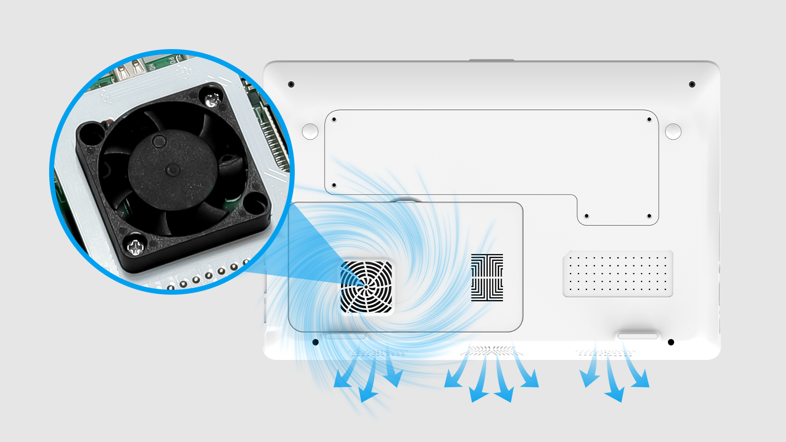 crowpi l built-in fan