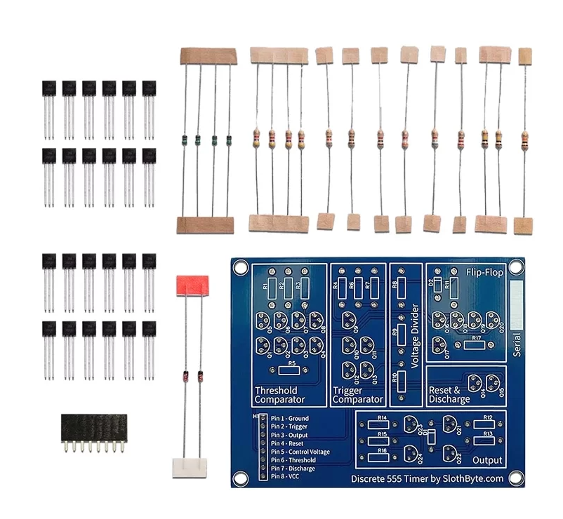 Discrete 555 Timer Kit