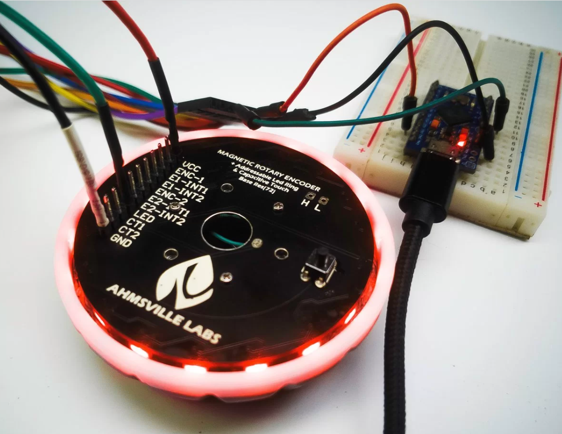 High Resolution Magnetic Rotary Encoder
