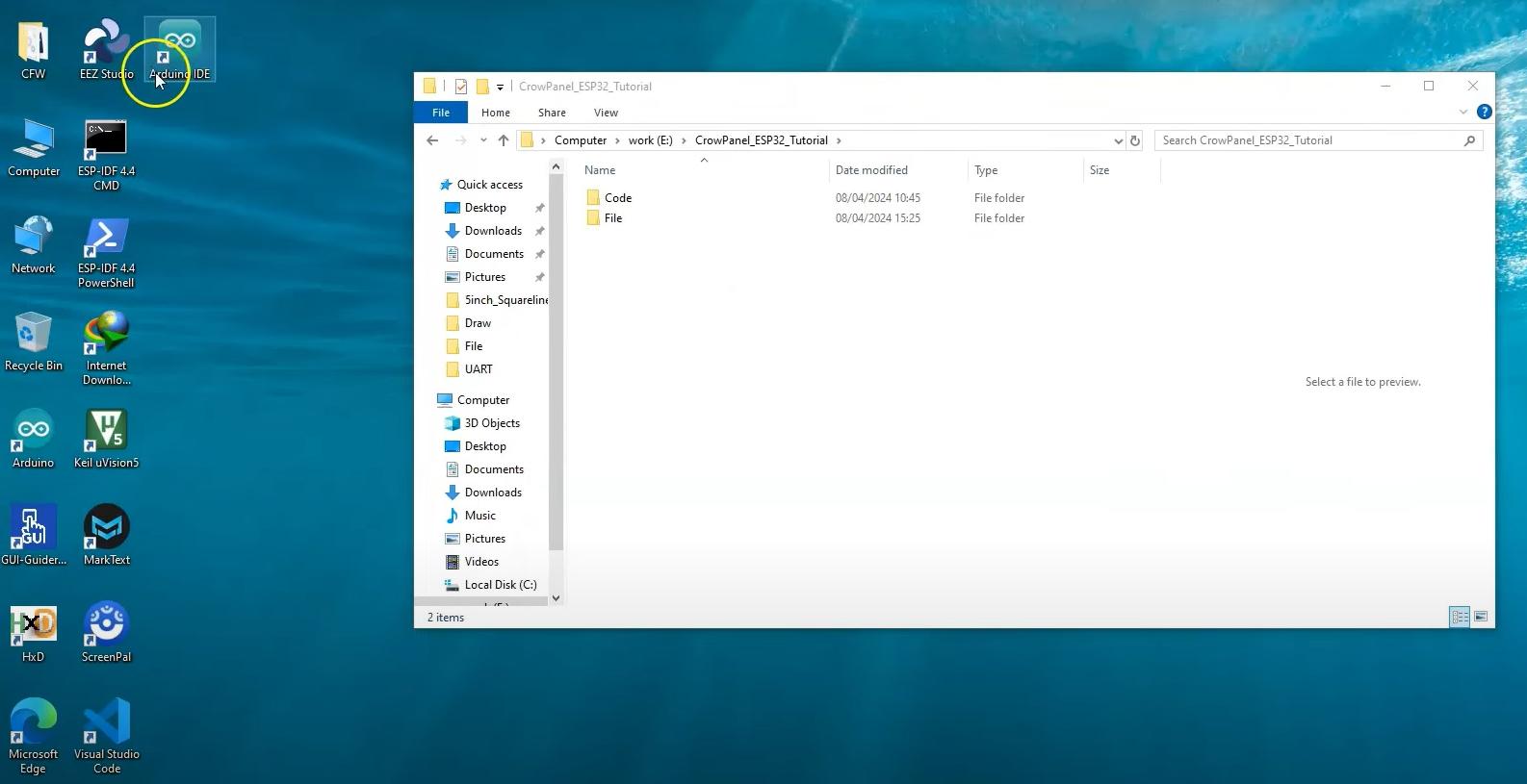 arduino ide desktop icon