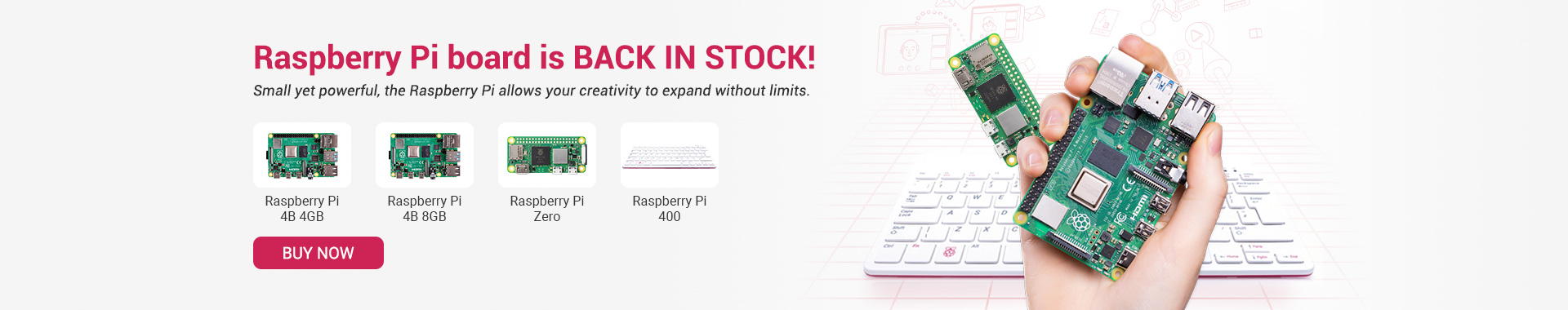 Raspberry Pi is back in stock