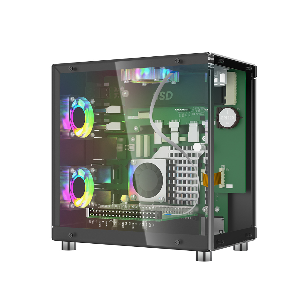 Pitower Gen 1 Mini PC Case for Raspberry Pi