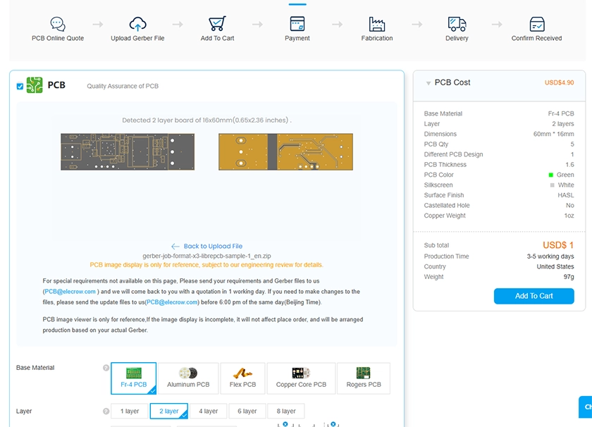 4. Gerber online previwe