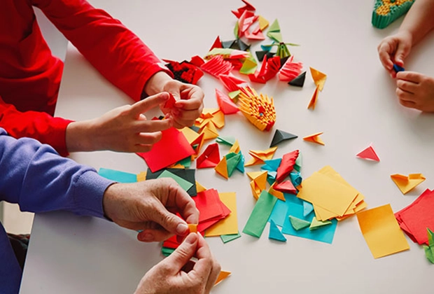 Art helps children grow better