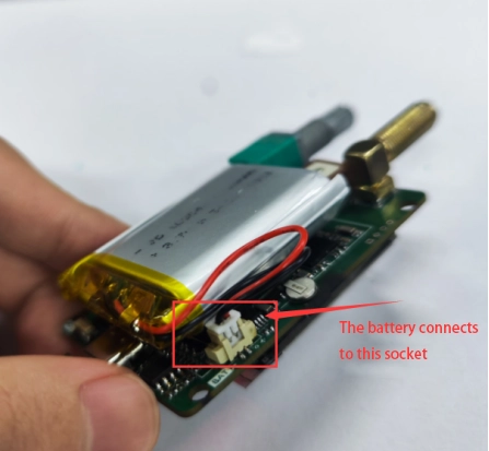 Battery Test 1- Connected to socket