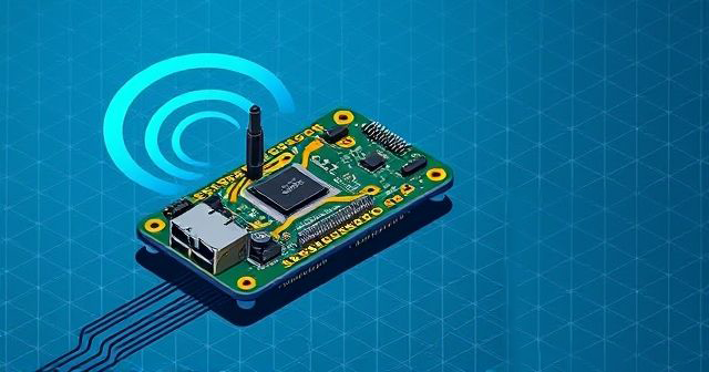 LoRa module connecting wirelessly