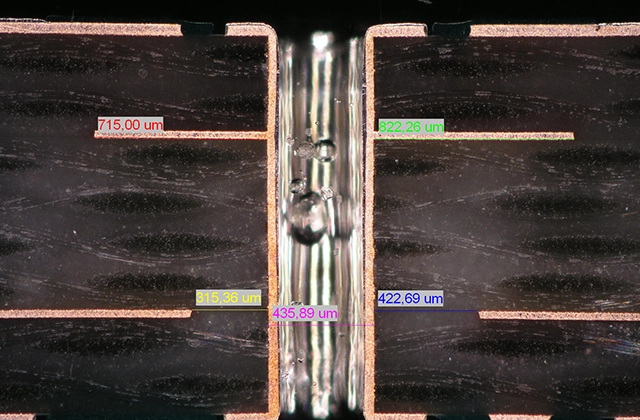 Microsection PCB