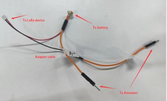 Precision ammeter and test adapter cable