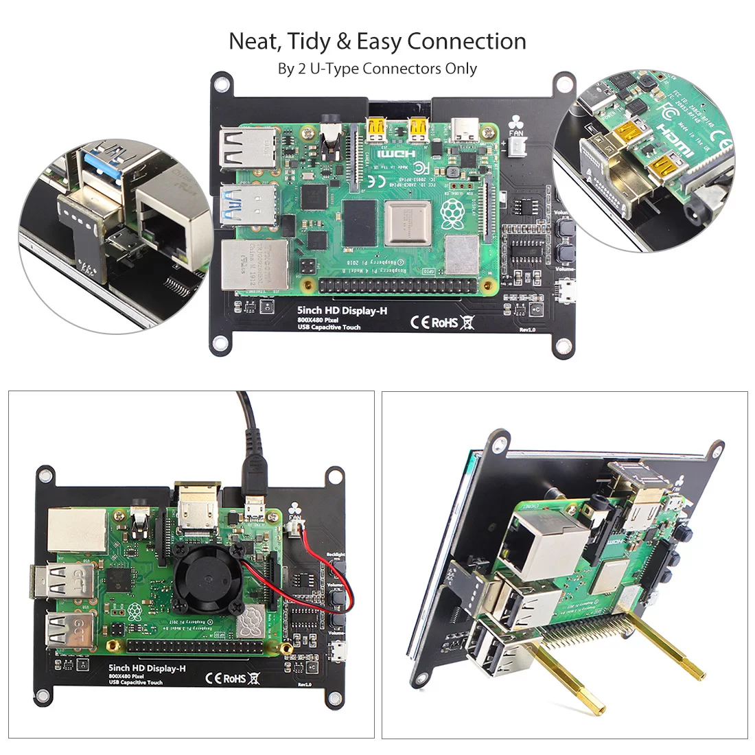 5 inch screen connect with Raspberry Pi