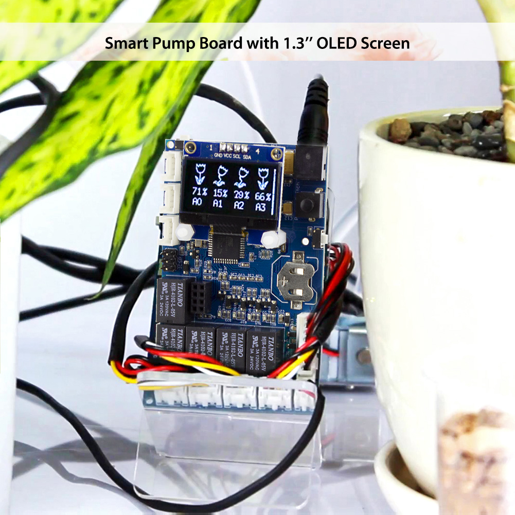 arduino smart watering system with pump