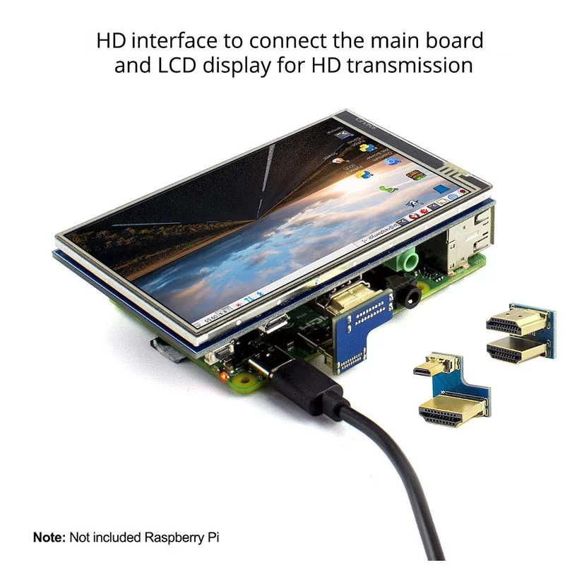 4 inch small display uses HDMI interface to connect the main board