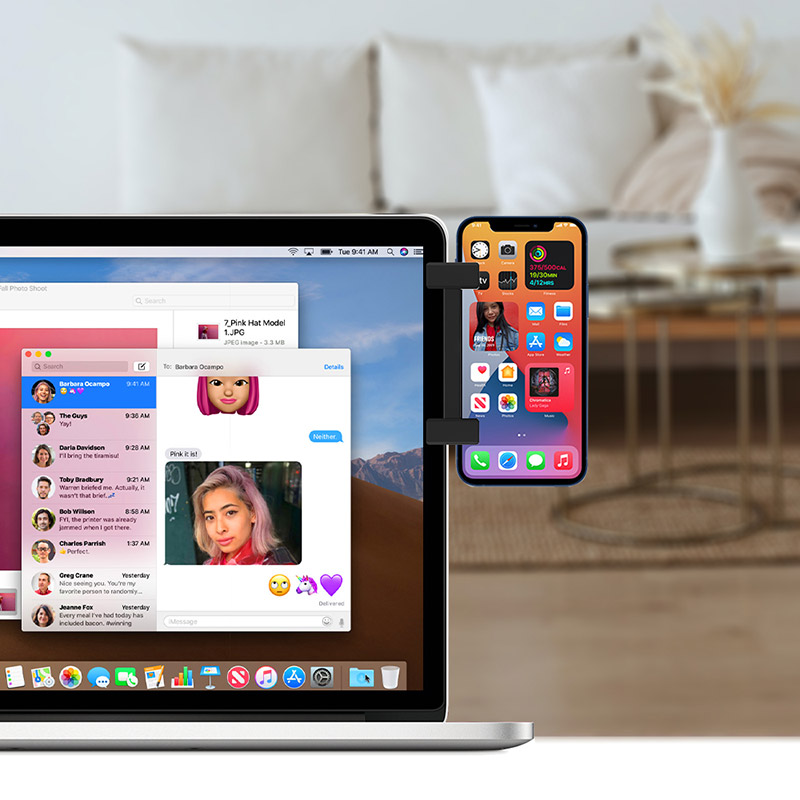 laptop instant mount clip uses with phone