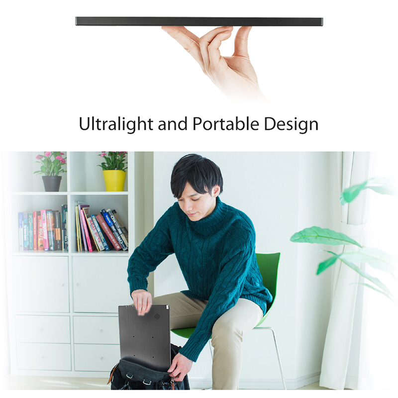 utltralight and portable design of this monitor