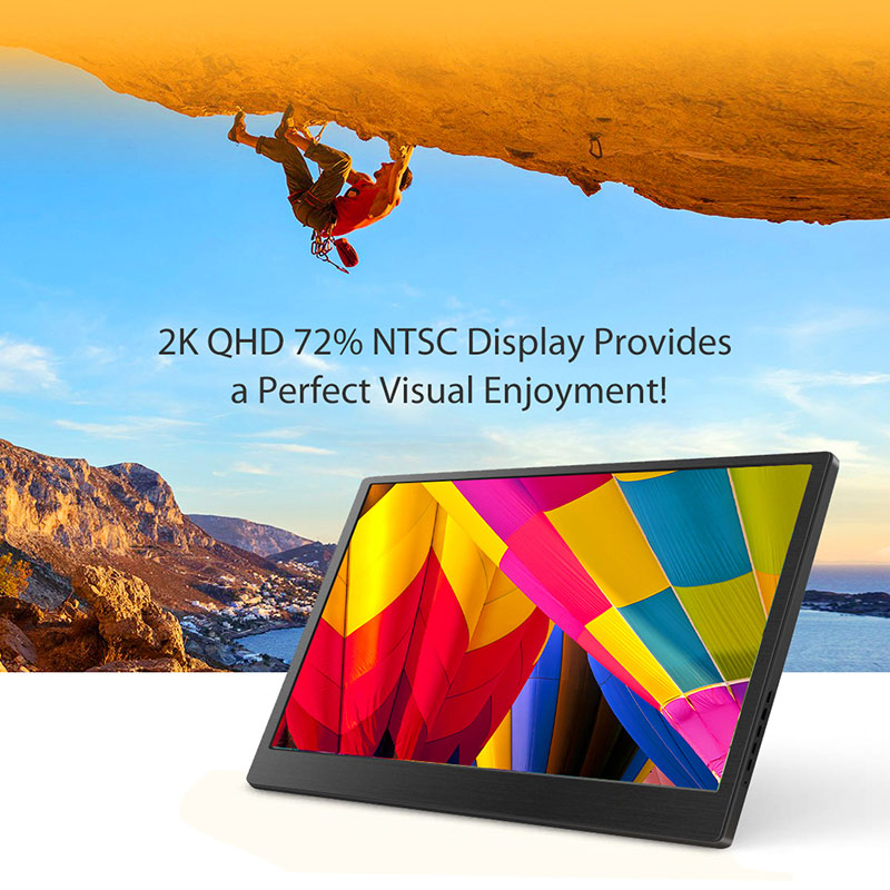 2K QHD monitor provides perfect visual enjoyment