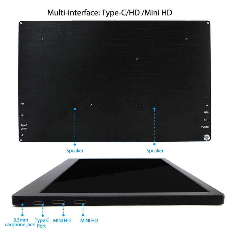 13.3 inch 1920x1080 HDMI Portable monitor