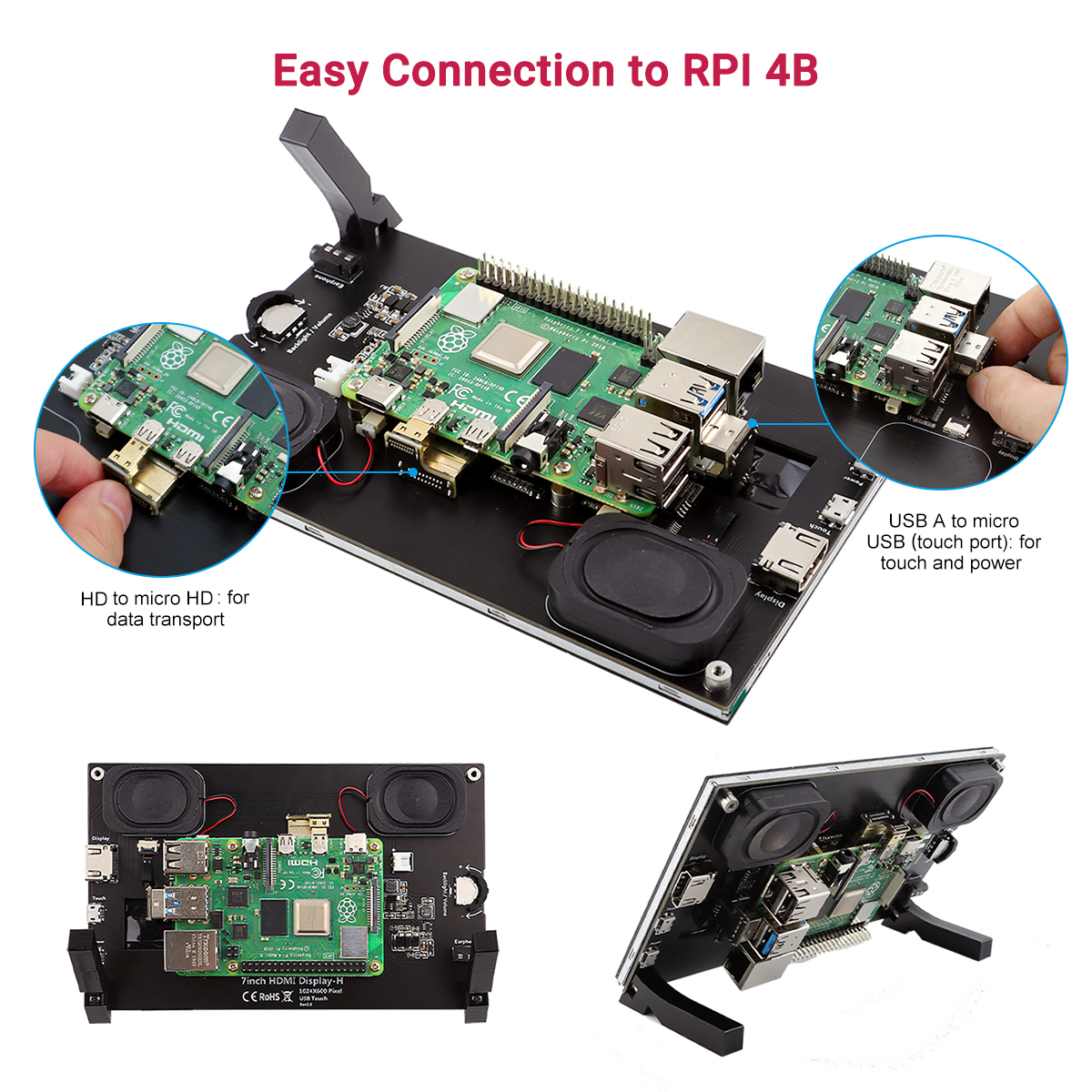 easy connection to RPI 4B