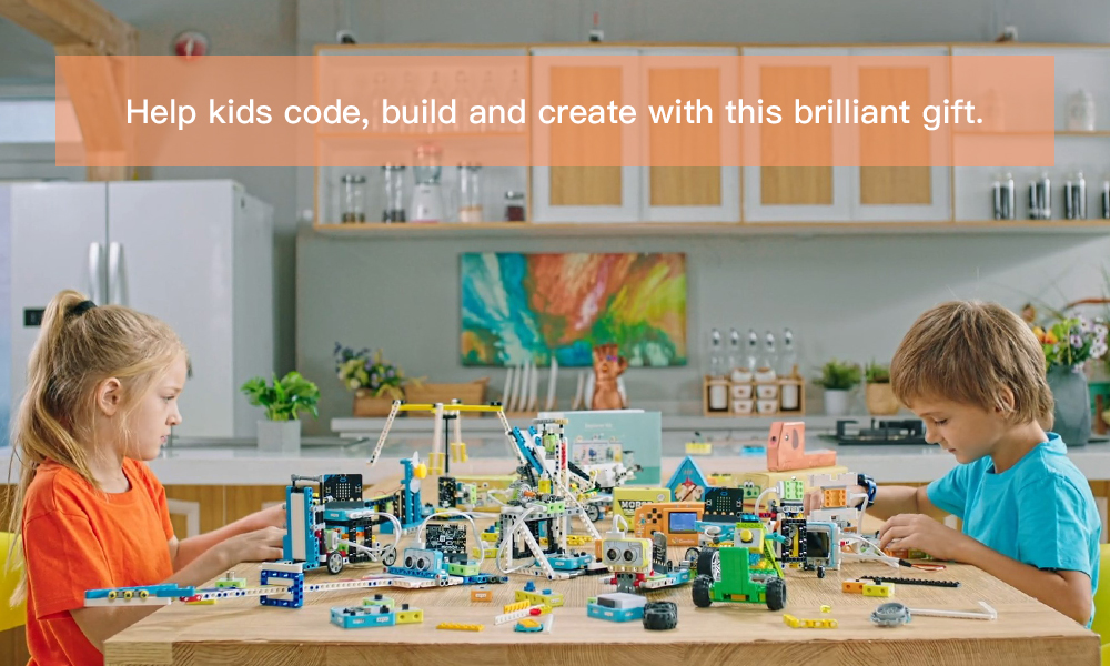 Help kids code build and create with this kit