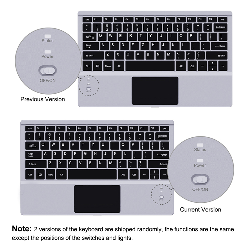 different version of the keyboard