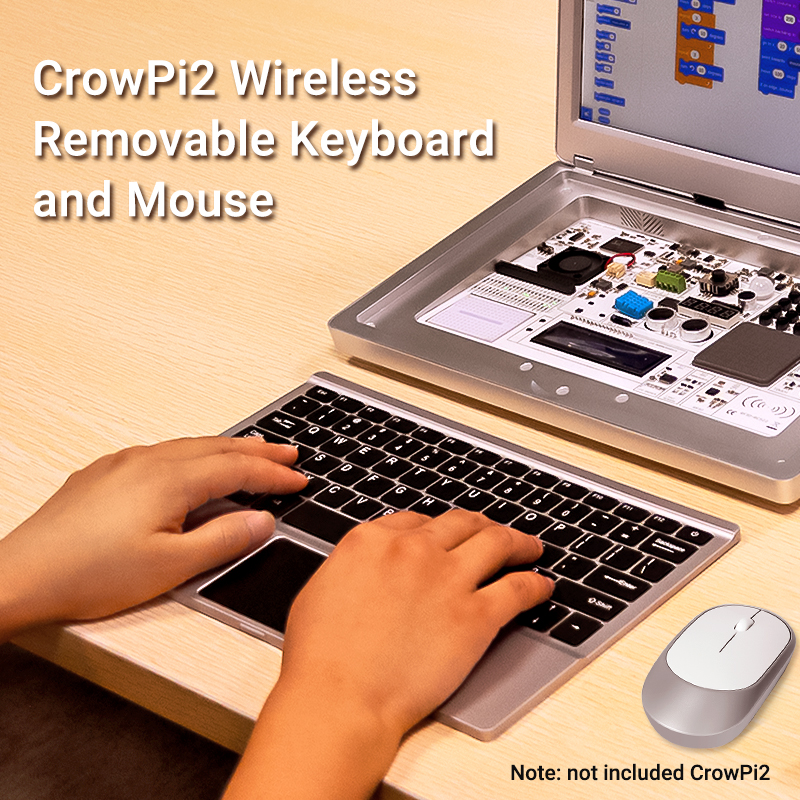 crowpi 2 removable keybaord and mouse