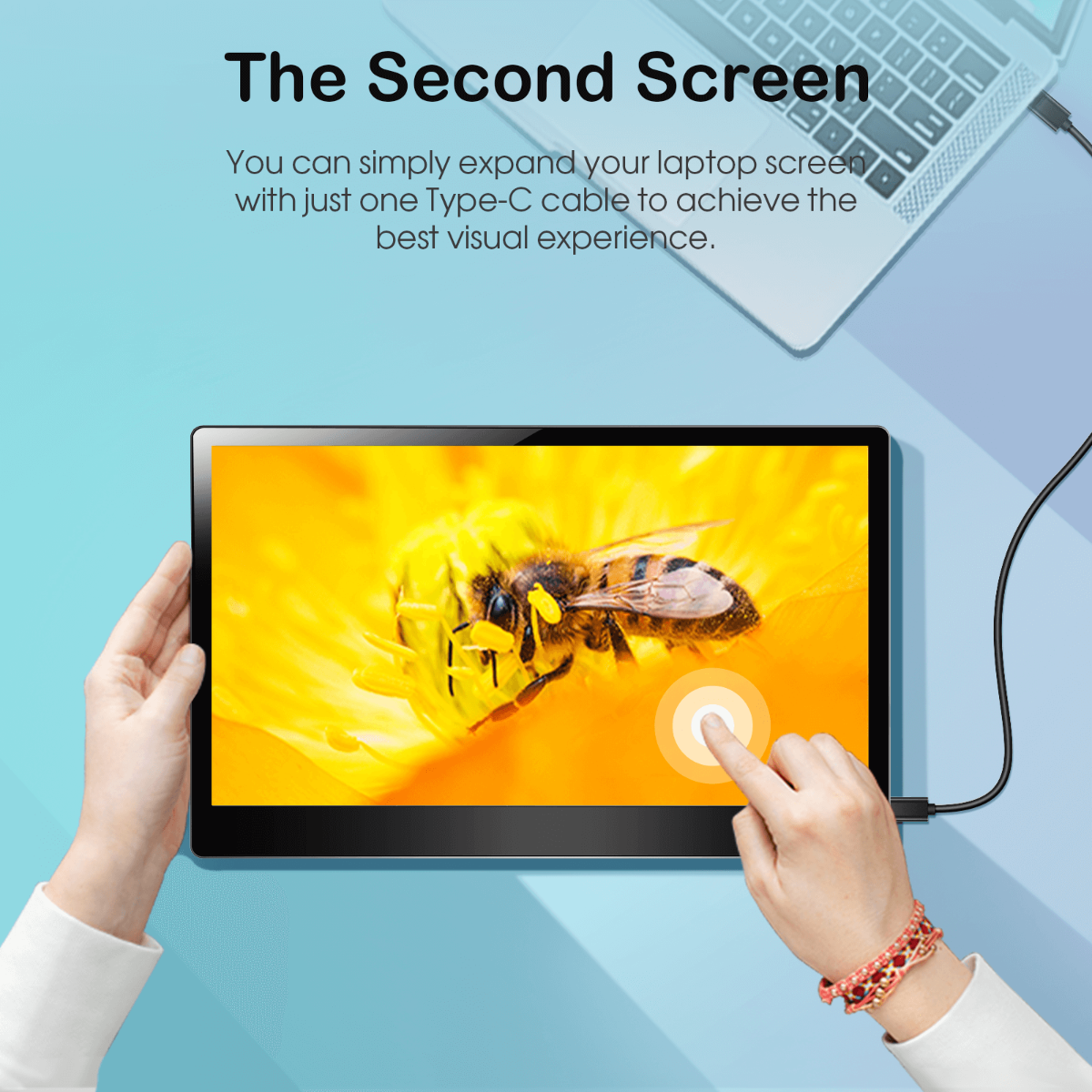 15.6 inch display as your second screen