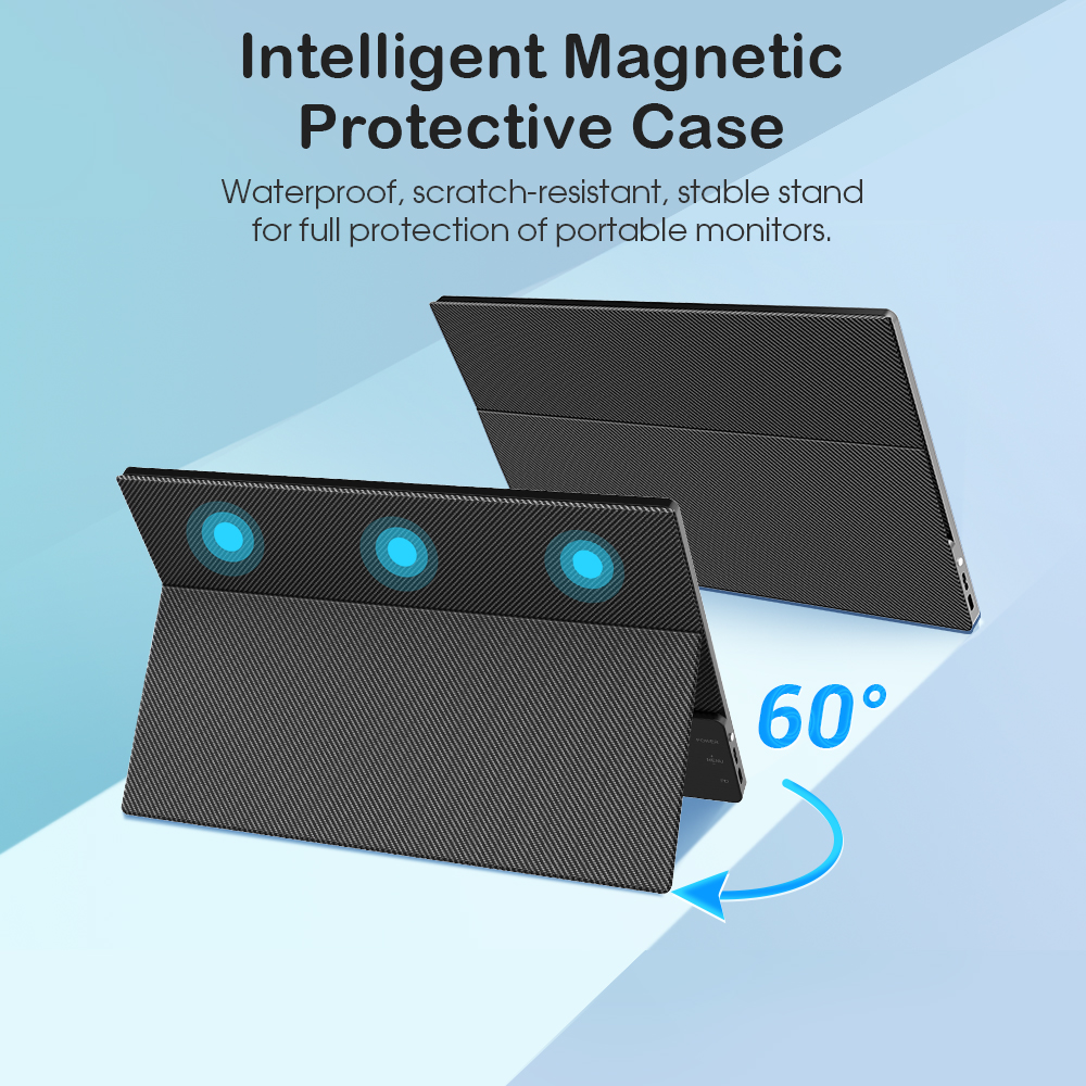 15.6inch monitor with Intelligent magnetic protective case