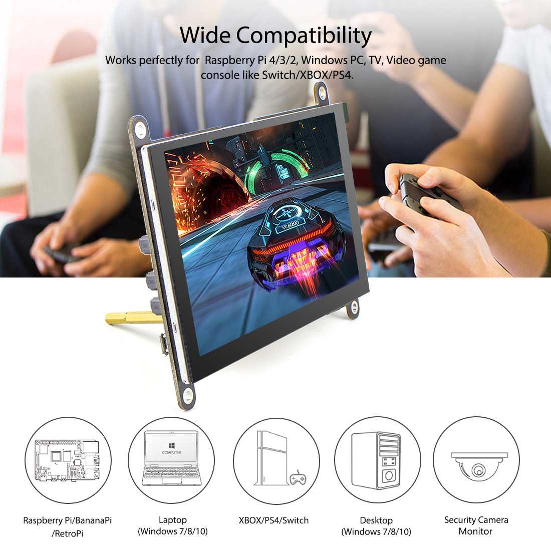 5 inch touchscreen monitor