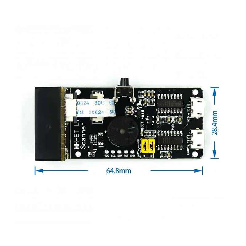 dimension size of bar code recognition module