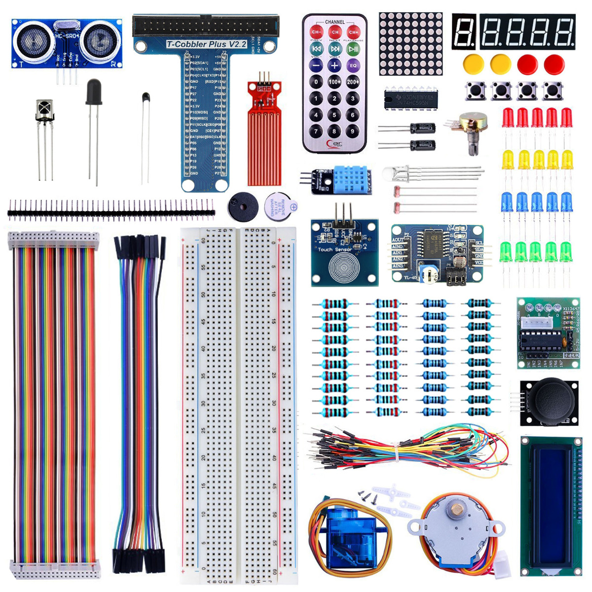 sensors of the Raspberry Pi starter kit