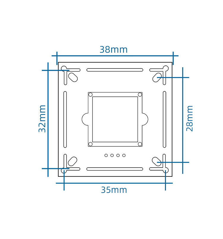 dimension size of night free drive camera