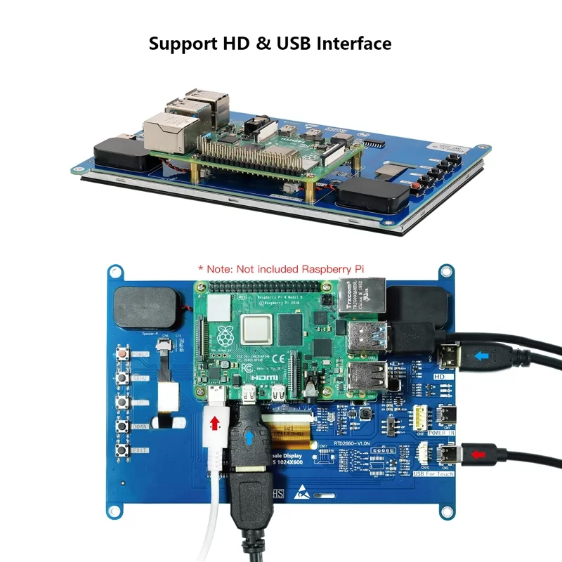7 inch IPS monitor support HDMI and USB interface
