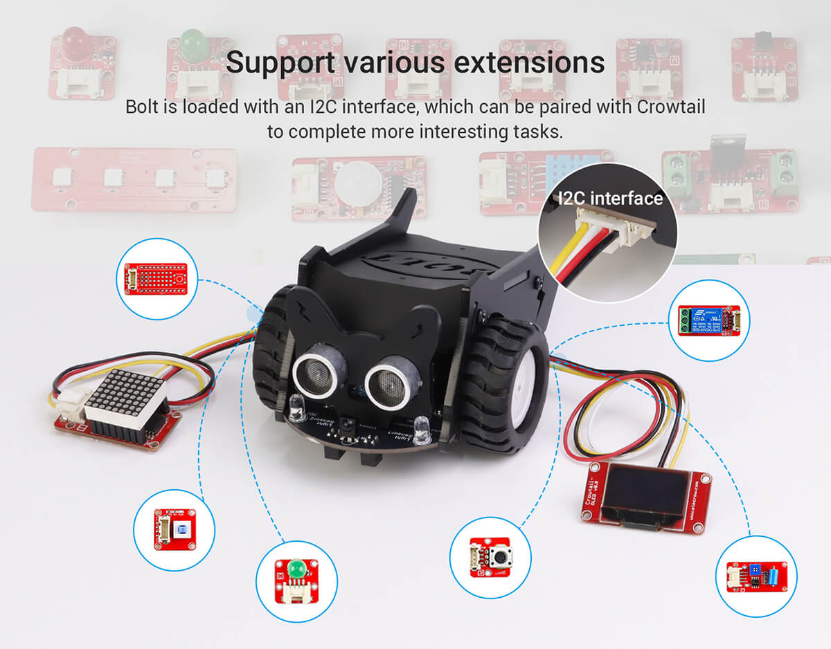 steam robot car with various extensions