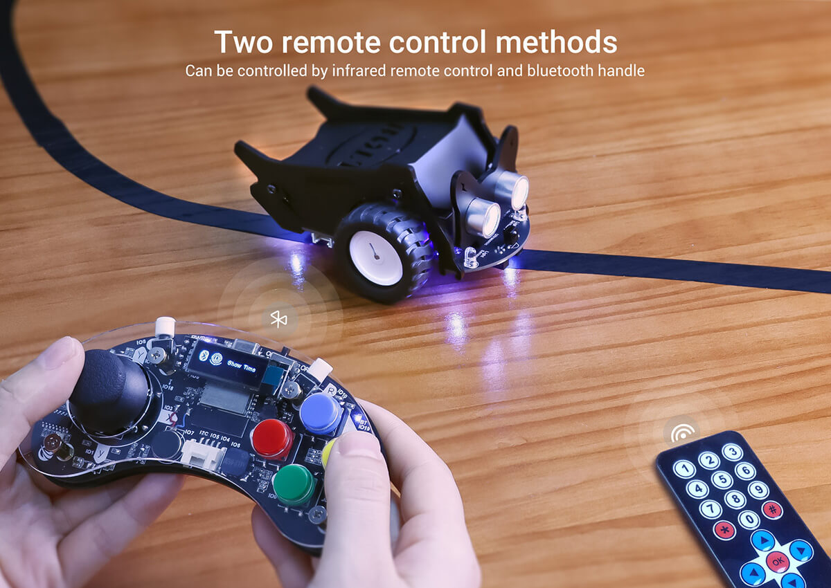 two ways to control the steam bolt car