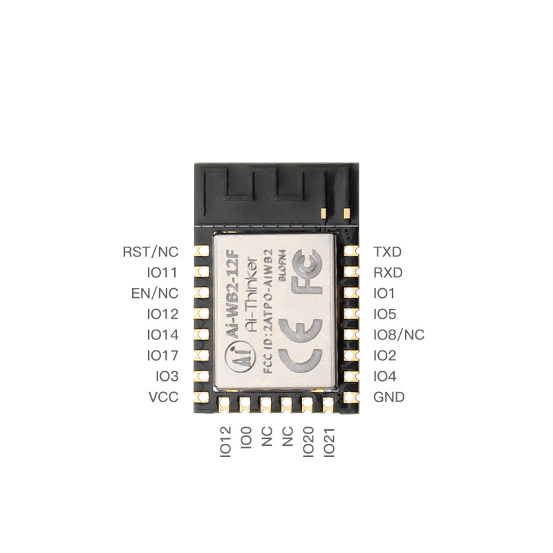 pin definition of AI-WB2-12F Module
