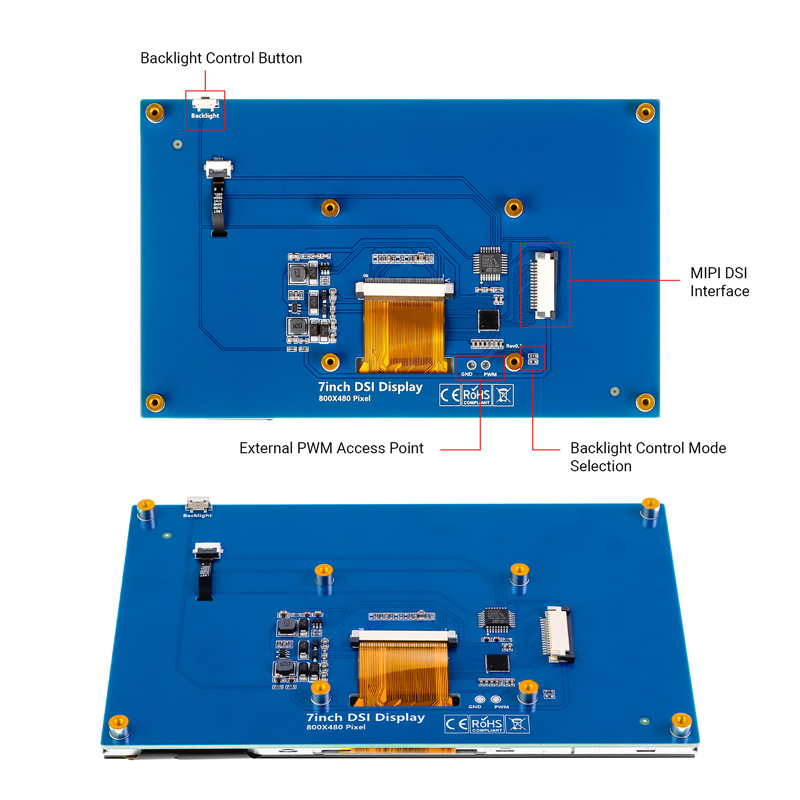 Raspberry Pi Display hardware overview