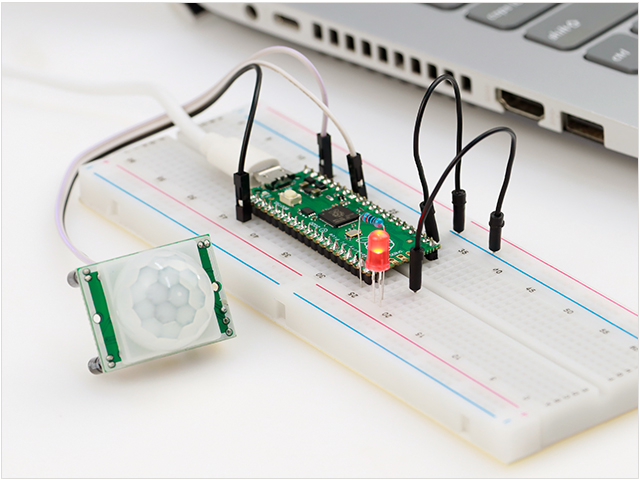 Burglar Alarm Project of Pico starter kit
