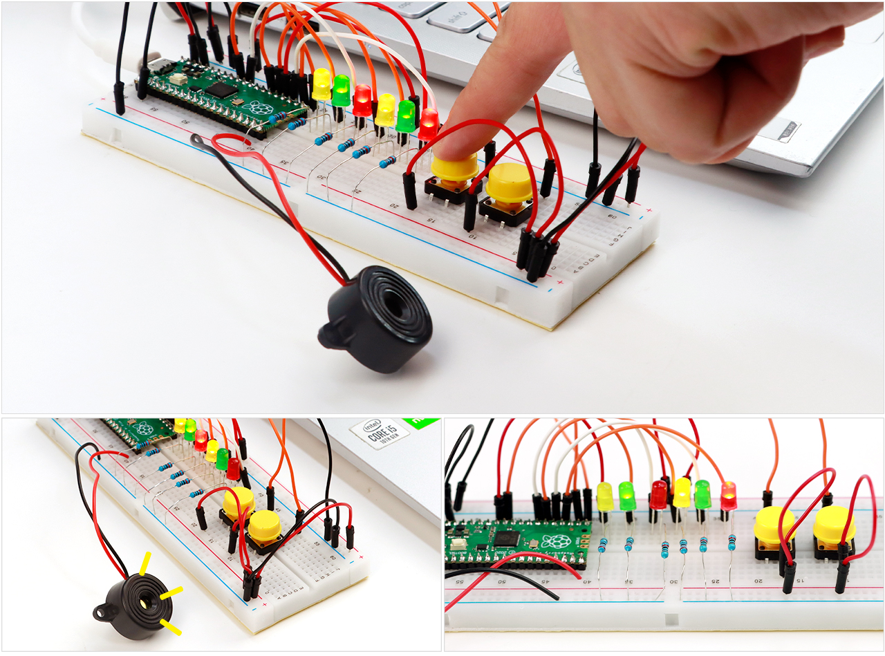 Running Light of pico starter kit