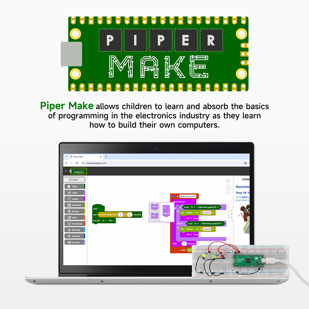 Raspberry pi pico support piper maker programming
